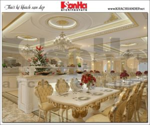 7 Mẫu thiết kế nội thất khu nhà hàng khách sạn cổ điển tại bắc ninh