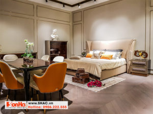 2 Kiểu giường ngủ bọc da đẹp phong cách hiện đại