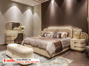 29 Bộ giường ngủ bọc da cao cấp đẹp