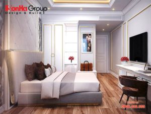 Những gam màu nhạt và trầm ấm luôn là xu hướng được ưa chuộng trong trang trí nội thất phòng ngủ khách sạn